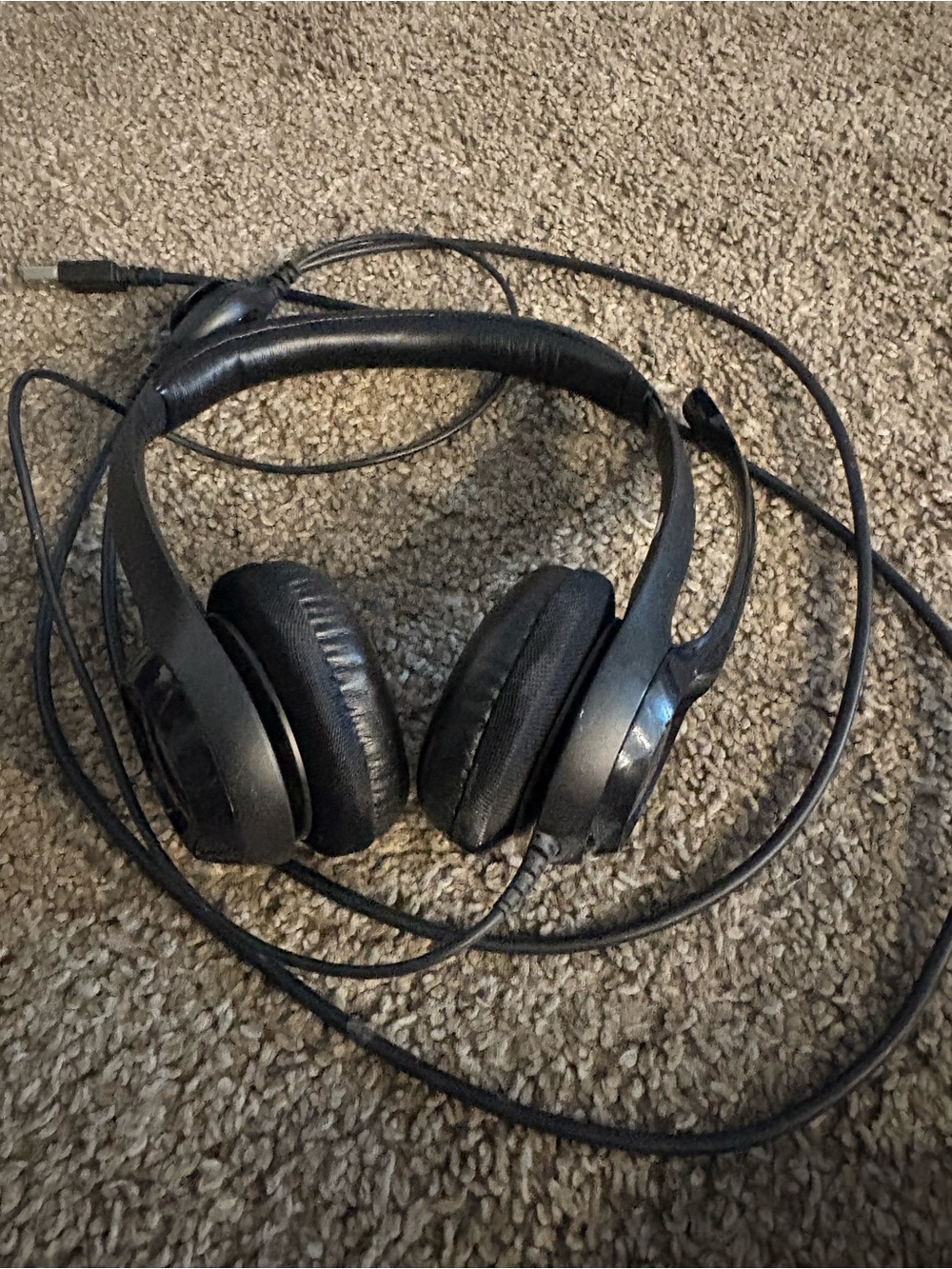 Logitech Black Wired Foldable Over-Ear Headphones